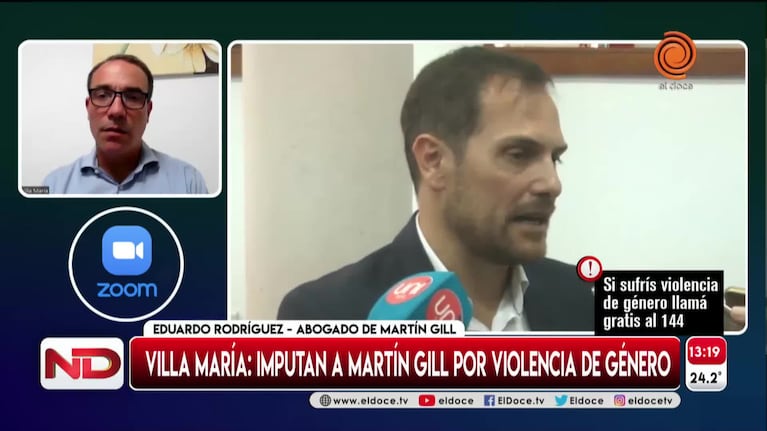 El abogado de Martín Gill tras la imputación por violencia de género