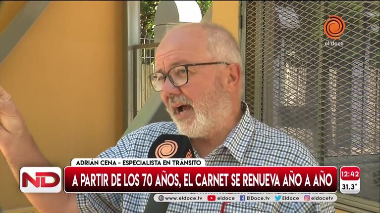 A partir de los 70 años, el carnet de conducir se renueva año a año
