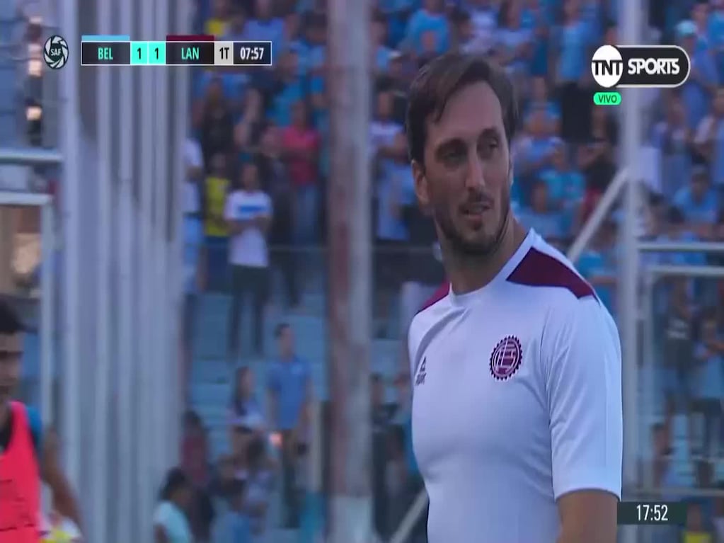 Belgrano y Lanús, tres goles en 11 minutos