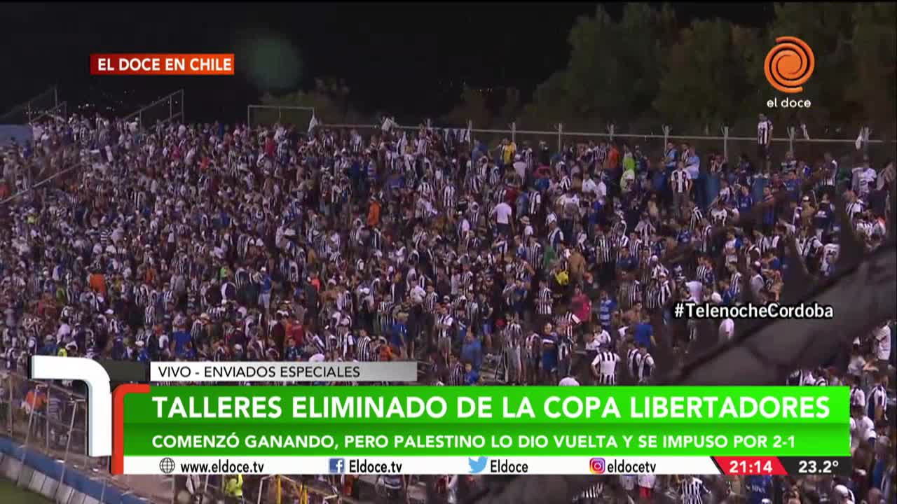 Talleres, eliminado de la Libertadores: los hinchas causaron incidentes