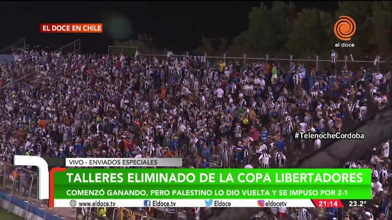 Talleres, eliminado de la Libertadores: los hinchas causaron incidentes