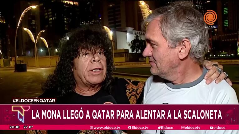 La emoción de La Mona con El Doce en Qatar