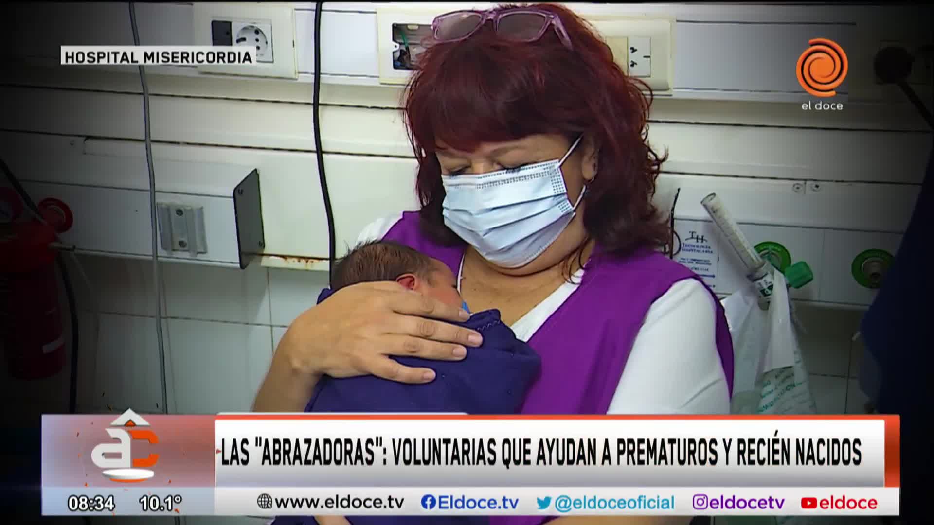 La experiencia de ser "abrazadora" voluntaria