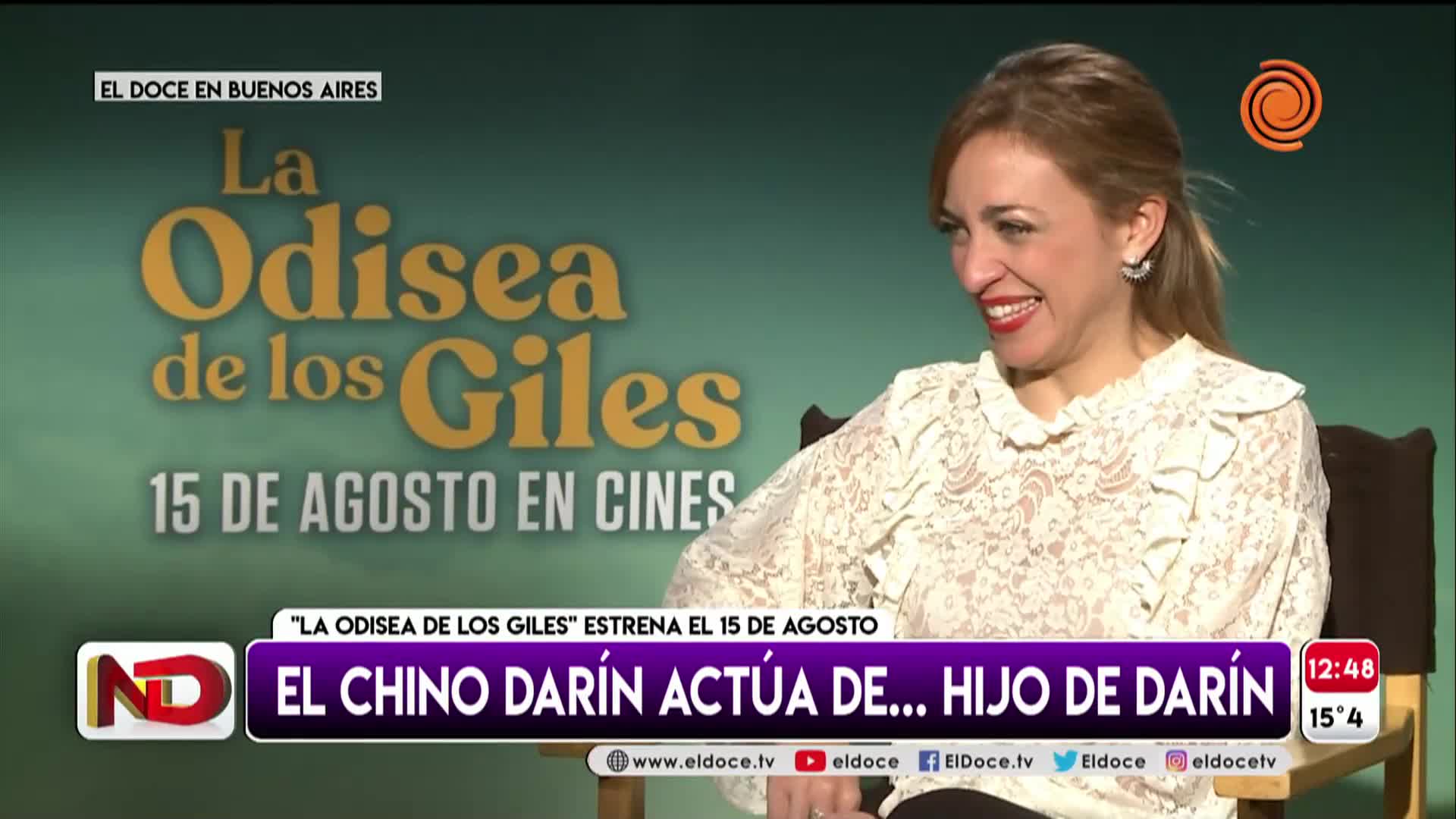 A solas con el Chino Darín, en la previa al estreno de "La Odisea de los Giles"