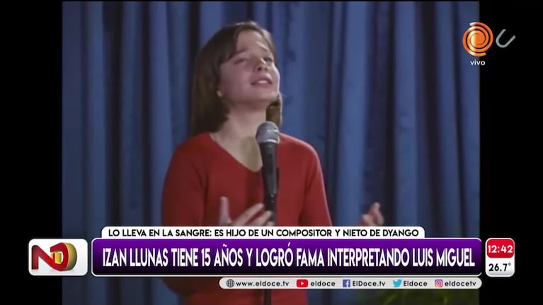 Mano a mano con Izan Llunas, el pequeño "Luis Miguel"