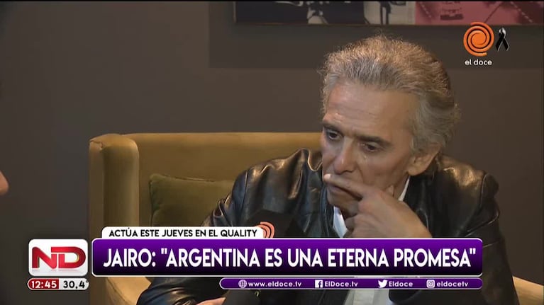 Jairo, el jueves en Quality Espacio