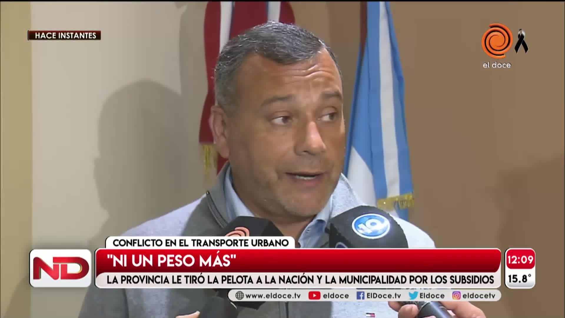 Transporte: Provincia no pondrá más dinero y el conflicto se agrava