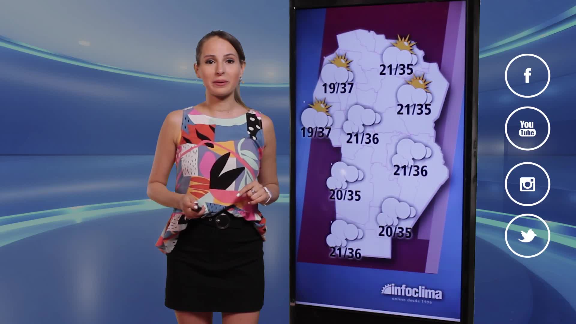 Miércoles húmedo y caluroso en Córdoba