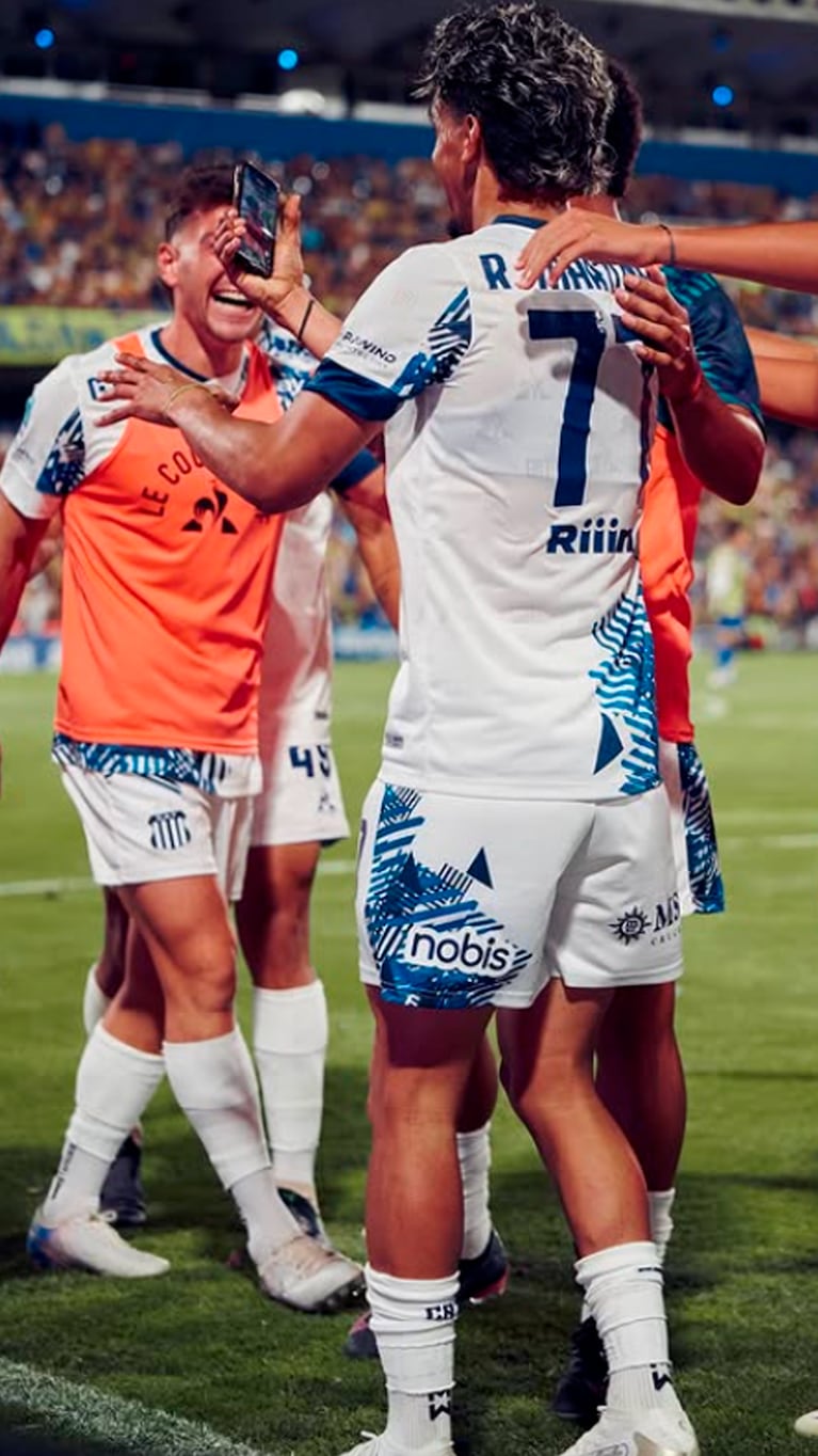 El festejo tiktoker de Talleres frente a Central