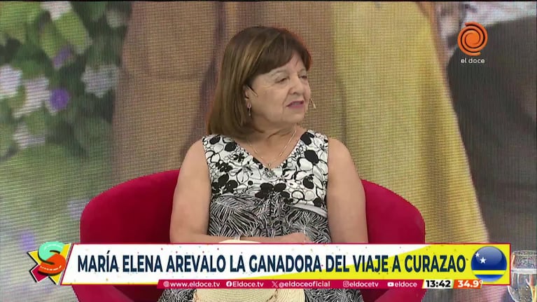 Así será el viaje a Curazao de María Elena