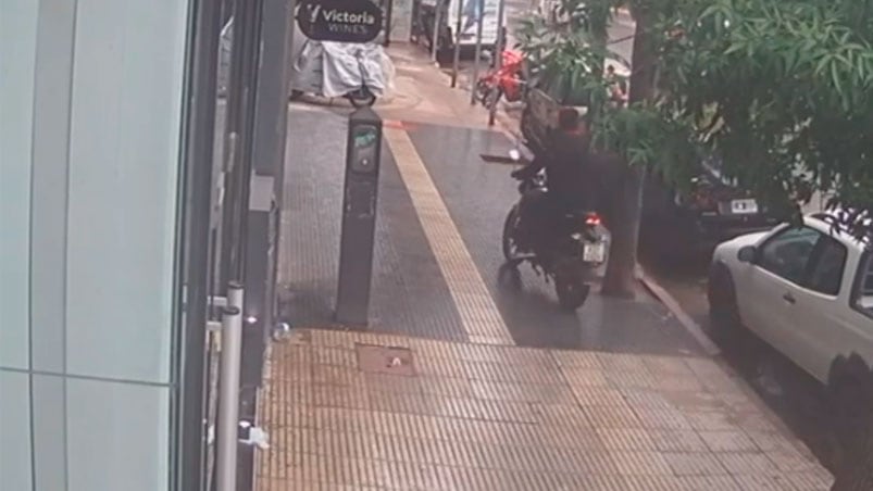 El robo en plena avenida Vélez Sarsfield