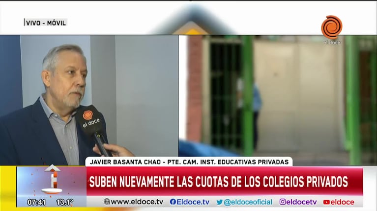 Las cuotas de colegios privados aumentaron un 20 por ciento