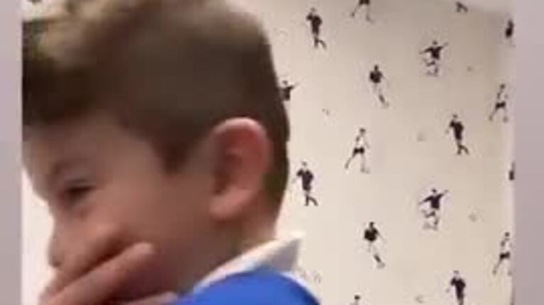 Messi y sus tres hijos jugaron con los filtros de Instagram