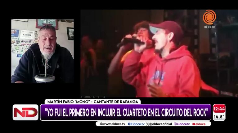 El Mono de Kapanga: “Mi primer proyecto fueron 16 canciones de La Mona con una banda de rock