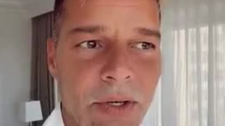 El descargo de Ricky Martin sobre su rostro