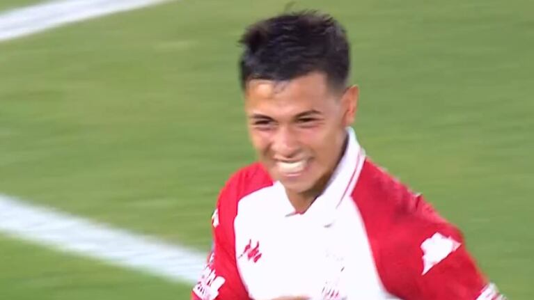 El segundo gol de Thaiel Peralta y el 3 a 0 de Huracán a Belgrano