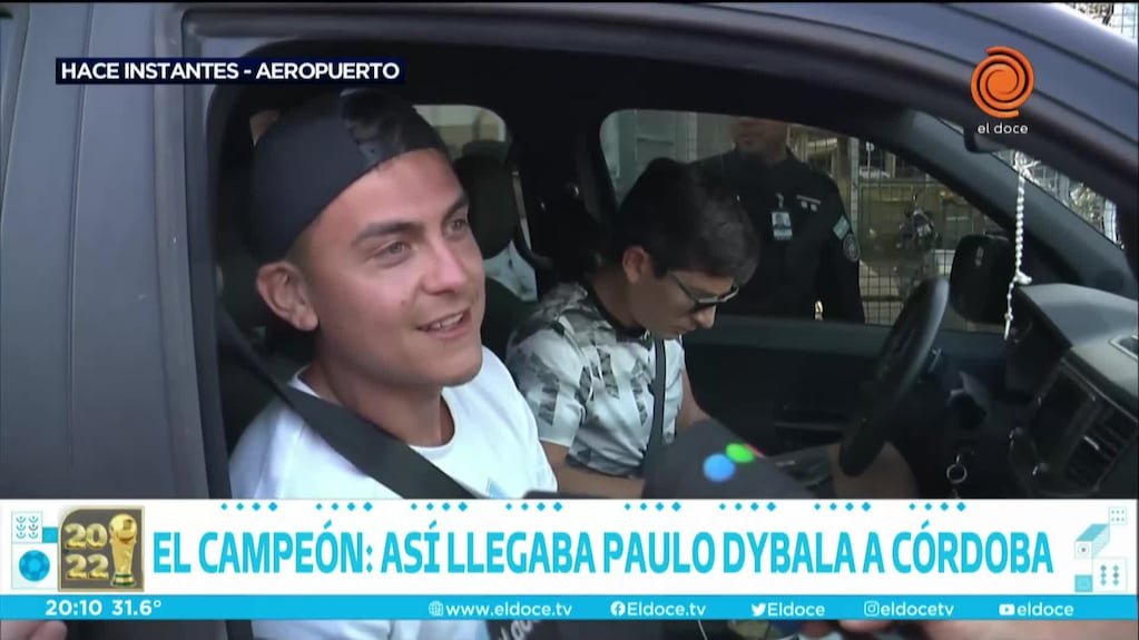 Campeón del Mundo: las primeras palabras de Dybala con El Doce en Córdoba