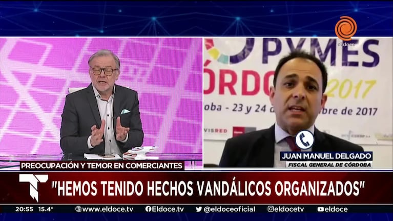 Para el fiscal general hay una organización detrás de los ataques a comercios