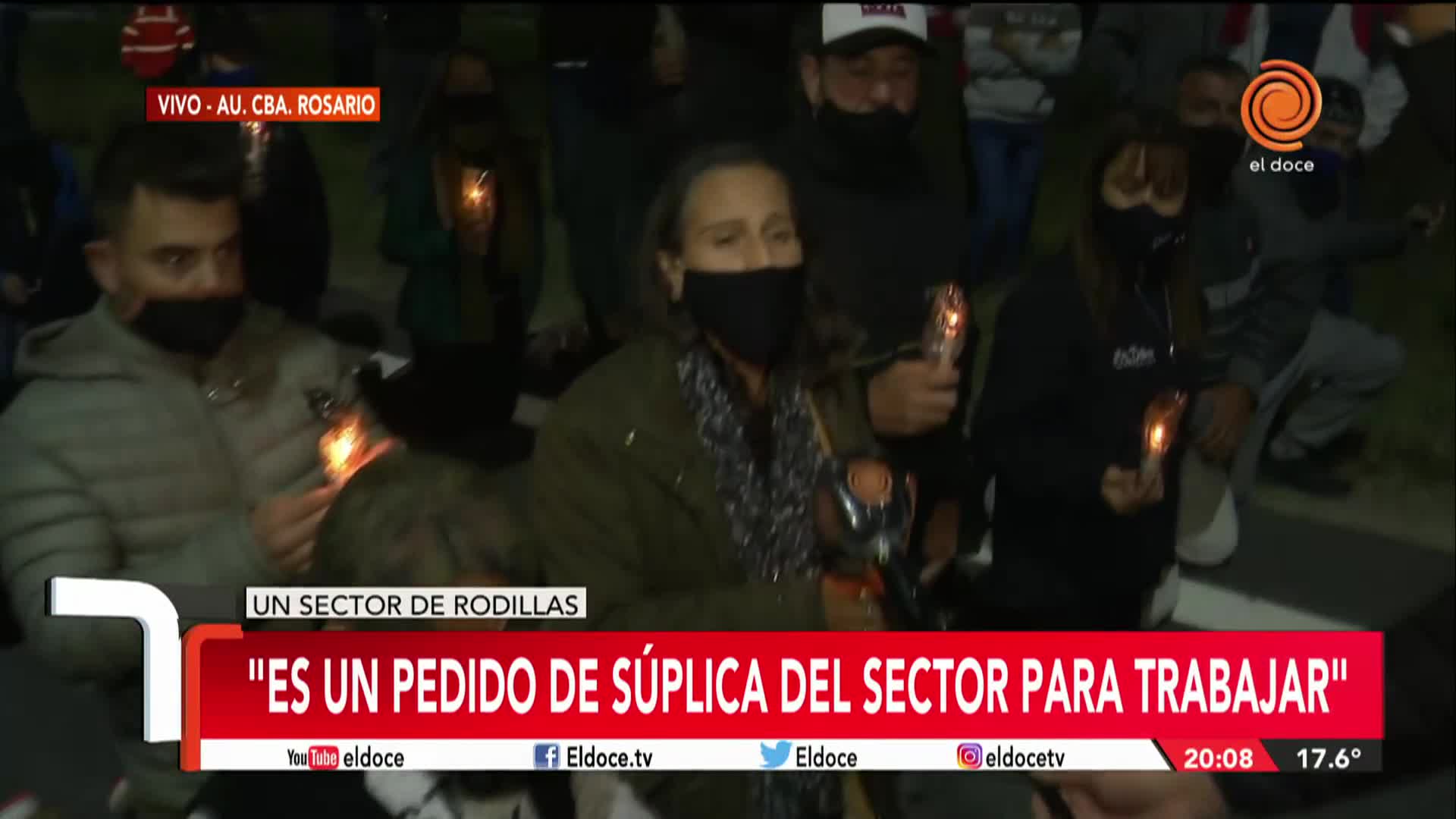 De rodillas, los colectivos de turismo "suplican" poder trabajar
