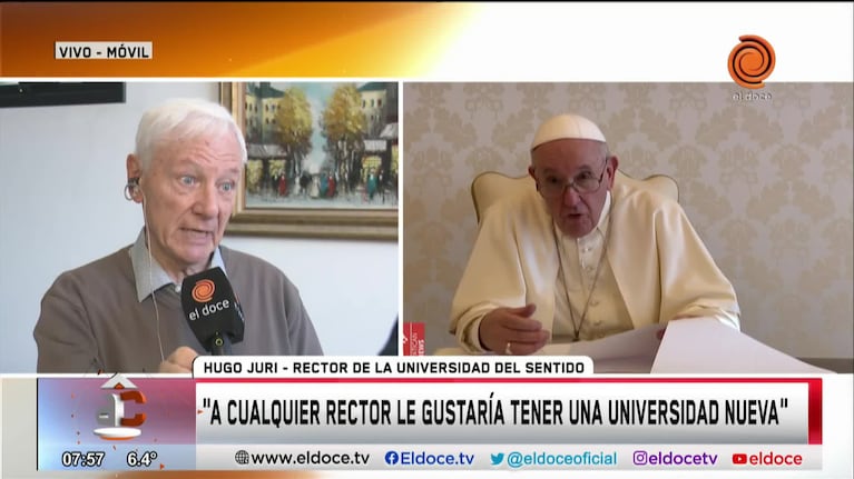 El Papa creó la Universidad del Sentido y eligió al cordobés Hugo Juri como rector