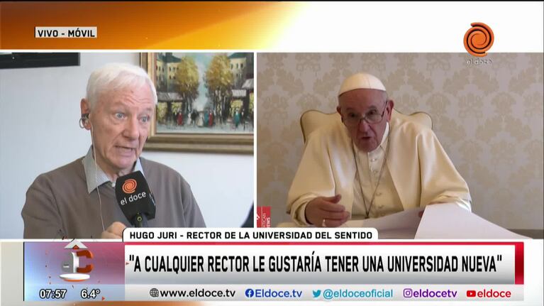 El Papa creó la Universidad del Sentido y eligió al cordobés Hugo Juri como rector