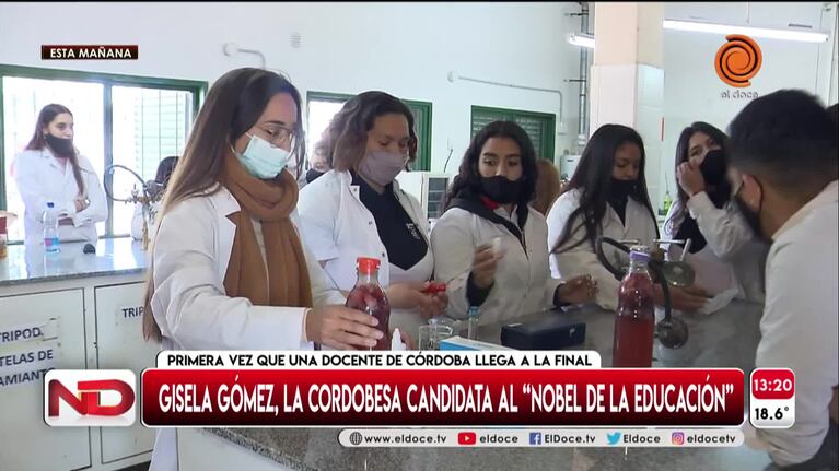 La felicidad de la maestra cordobesa, candidata al Nobel de la Educación