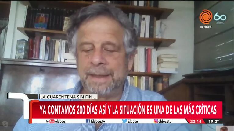 200 días de cuarentena en Argentina: el análisis de Adolfo Rubinstein