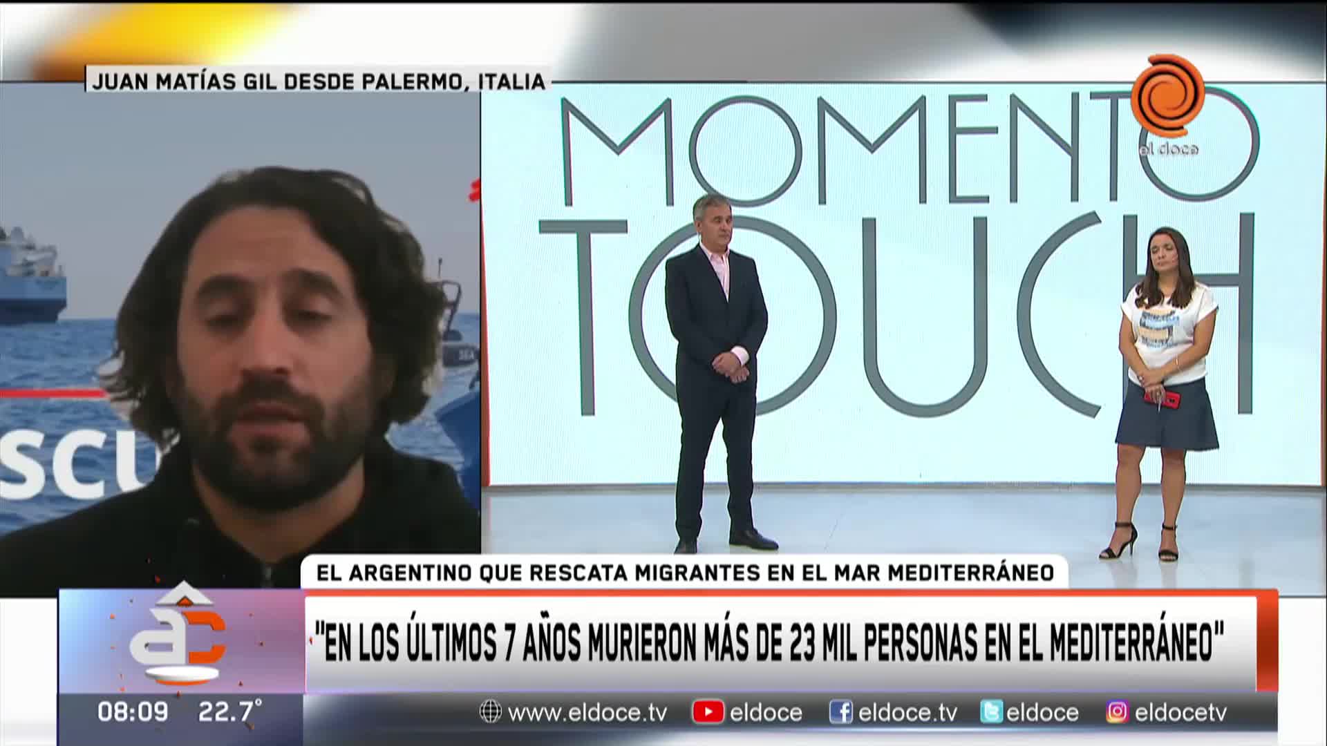 Un argentino que se dedica a rescatar migrantes 