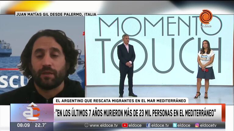 Un argentino que se dedica a rescatar migrantes