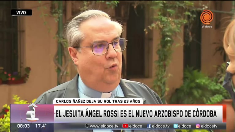 Ángel Rossi se expresó tras ser designado arzobispo de Córdoba
