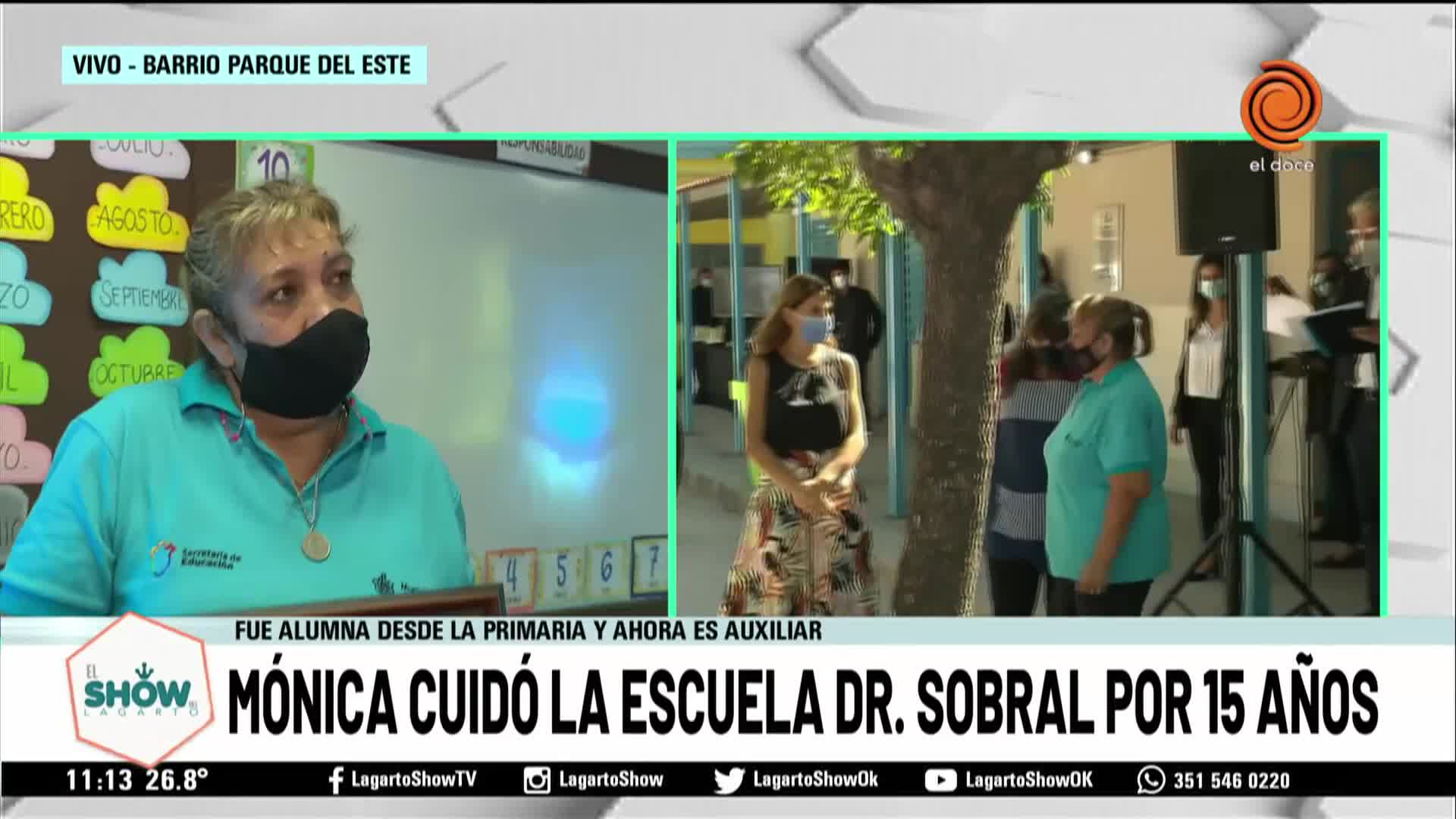 Durante 15 años cuidó la escuela porque temía que la usurparan