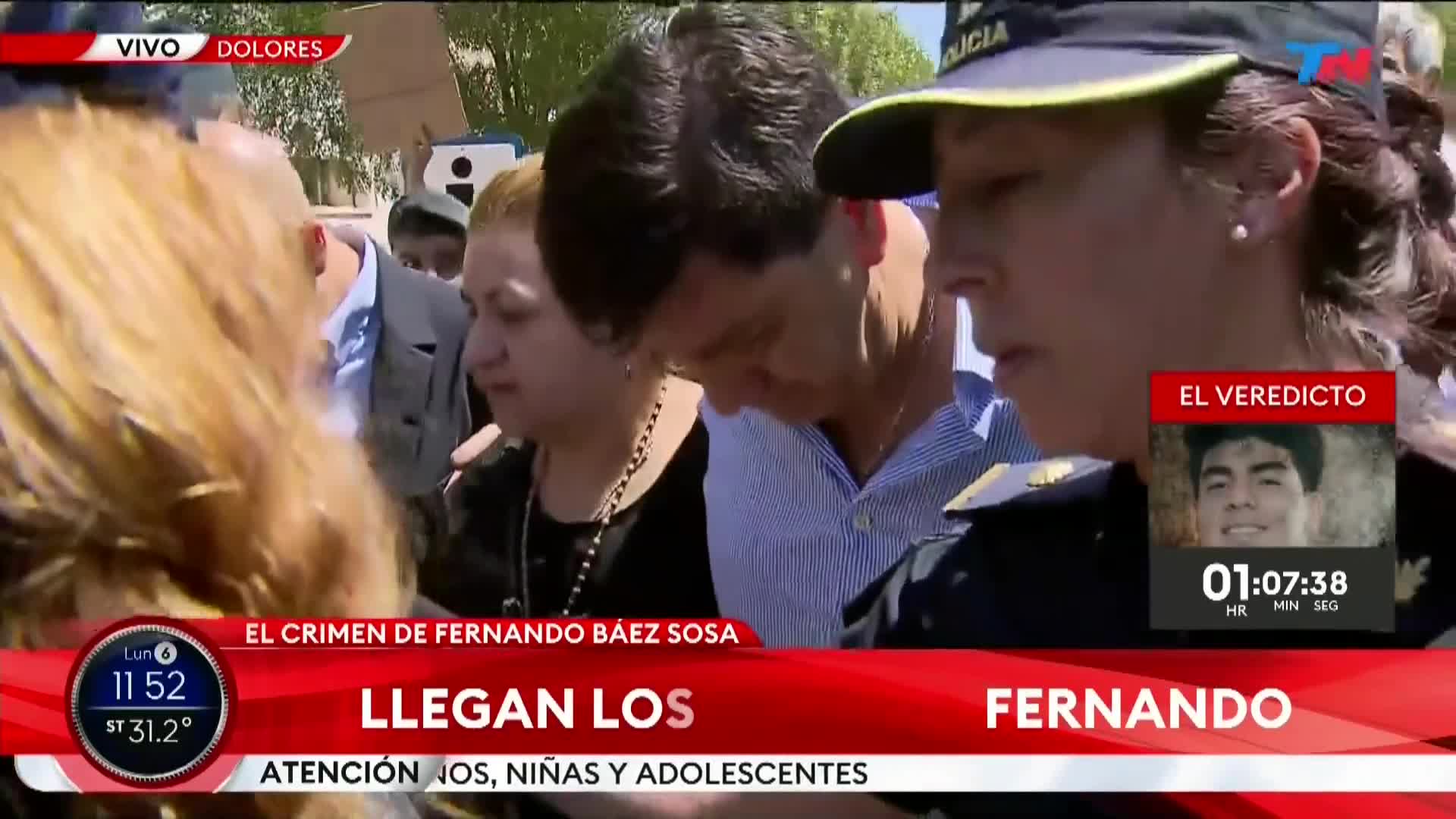 Los padres de Fernando llegaron a tribunales