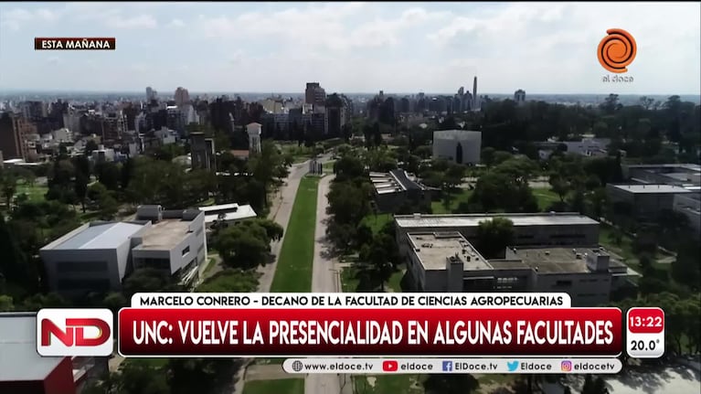 Vuelve la presencialidad en algunas facultades de la UNC