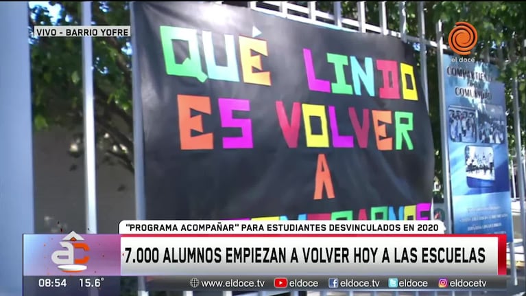 ¡Volver al cole! Así llegaron los primeros alumnos
