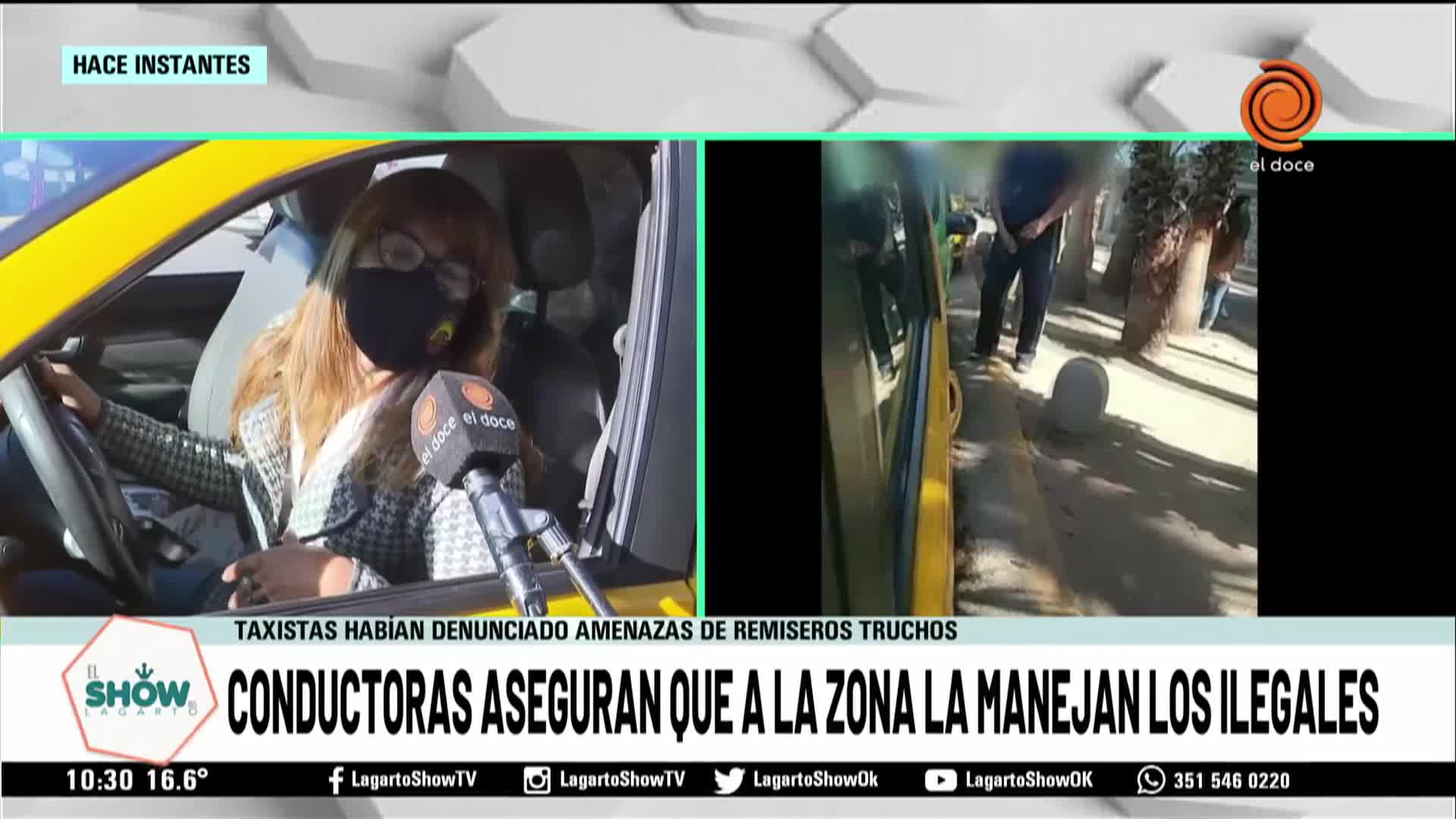 El chofer acusado de amenazar a la taxista acosada dio su versión