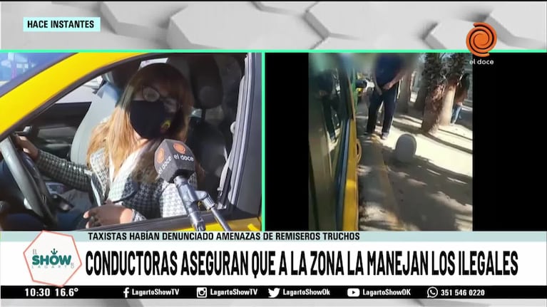 El chofer acusado de amenazar a la taxista acosada dio su versión