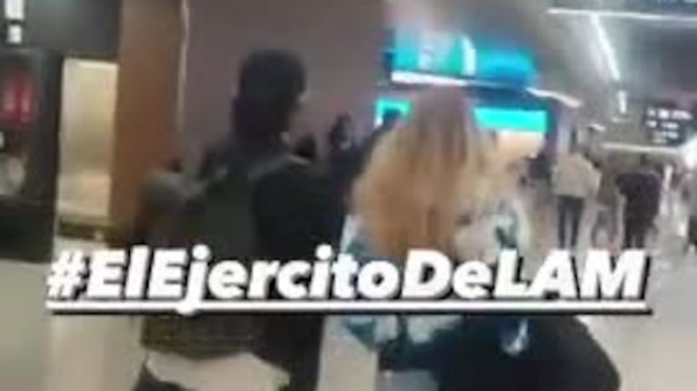 Joaquín Furriel y Guillermina Valdés iniciaron sus vacaciones