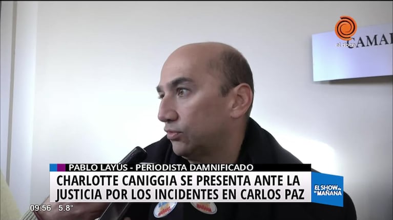 Charlotte Caniggia se presentó en los tribunales de Córdoba