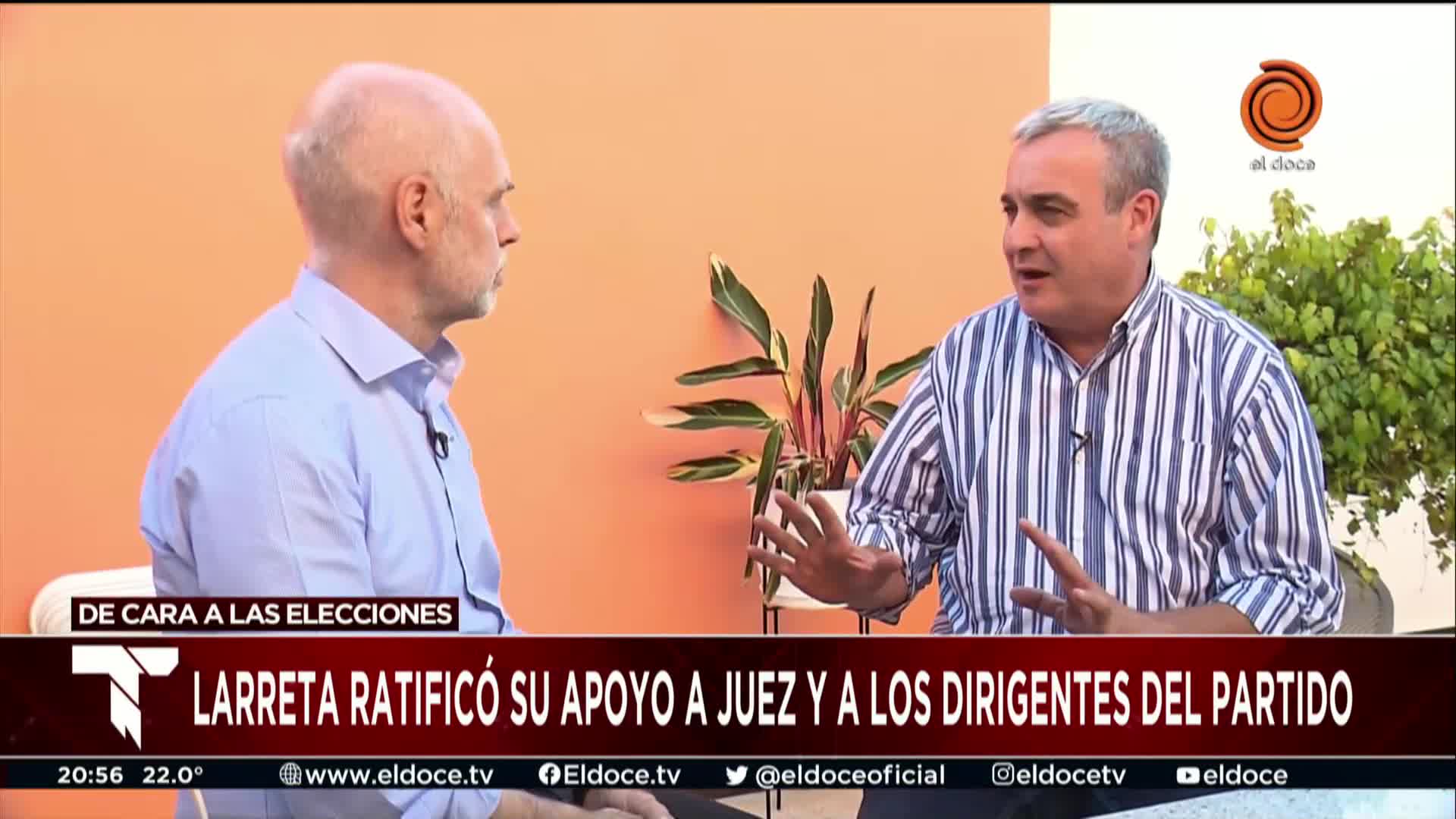 Larreta, mano a mano con El Doce