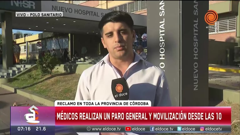 Los médicos realizan un paro en los hospitales de Córdoba