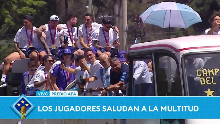 ¡Arrancó la caravana de la Scaloneta!