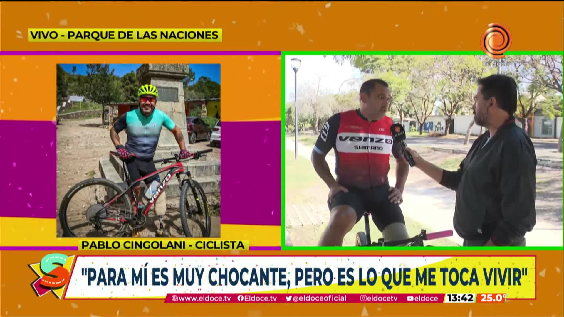 El ciclista que sufrió la amputación de la pierna y volvió a competir