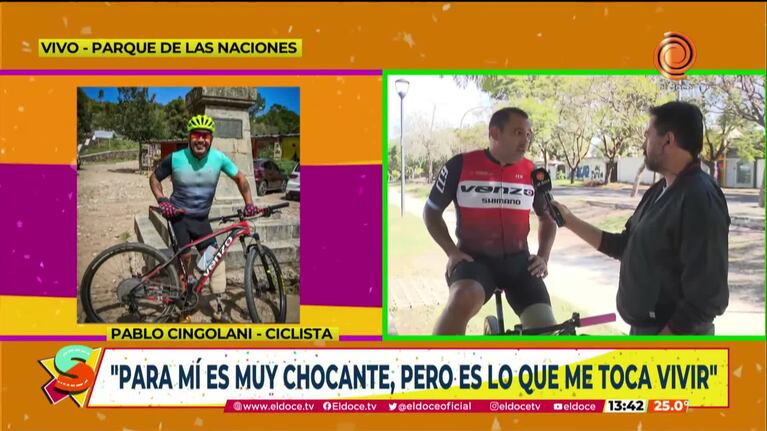 El ciclista que sufrió la amputación de la pierna y volvió a competir