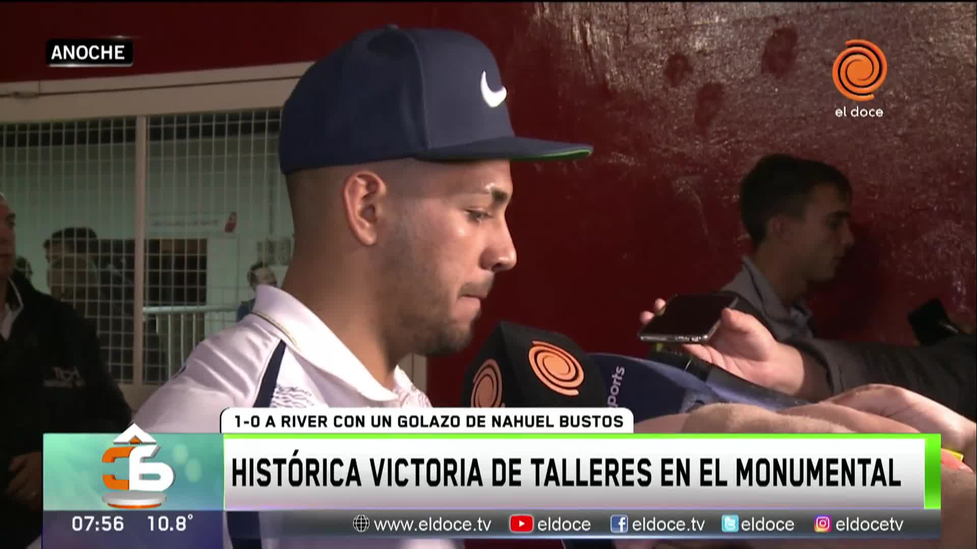 La alegría de Talleres tras el triunfo ante River