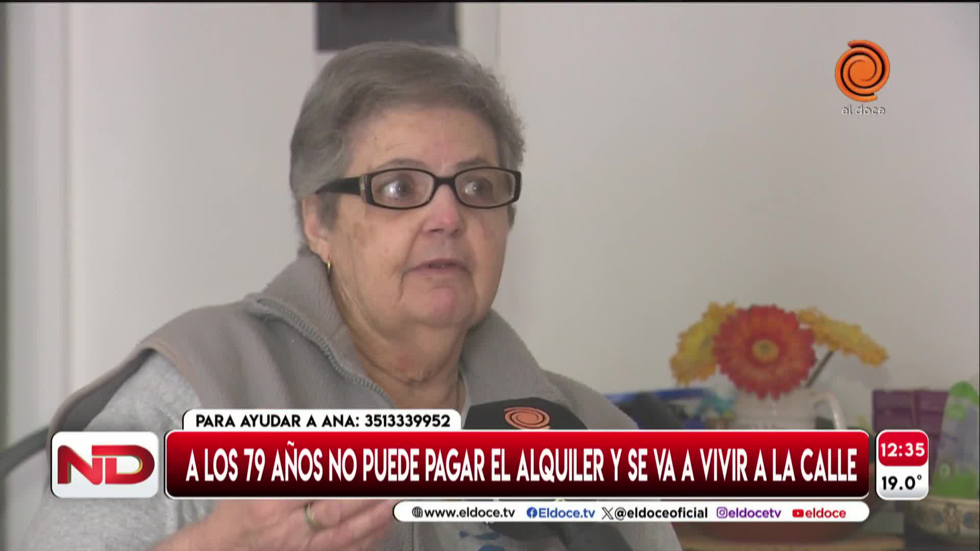 La desesperación de una jubilada que no puede pagar el alquiler