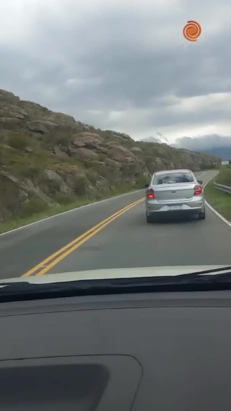 Otra peligrosa maniobra en las Altas Cumbres