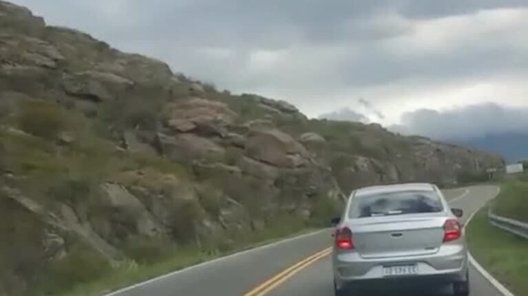 Otra peligrosa maniobra en las Altas Cumbres