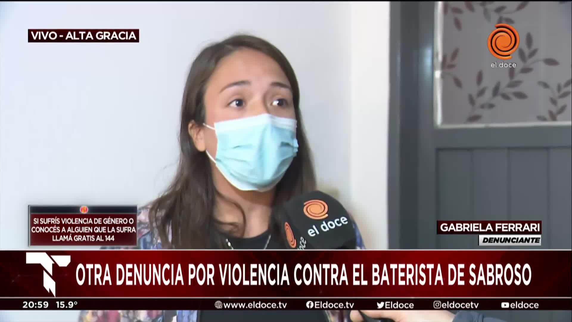 Otra denuncia contra el baterista de Sabroso