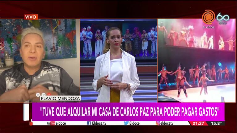 Flavio Mendoza: "Me asusta la situación del país"