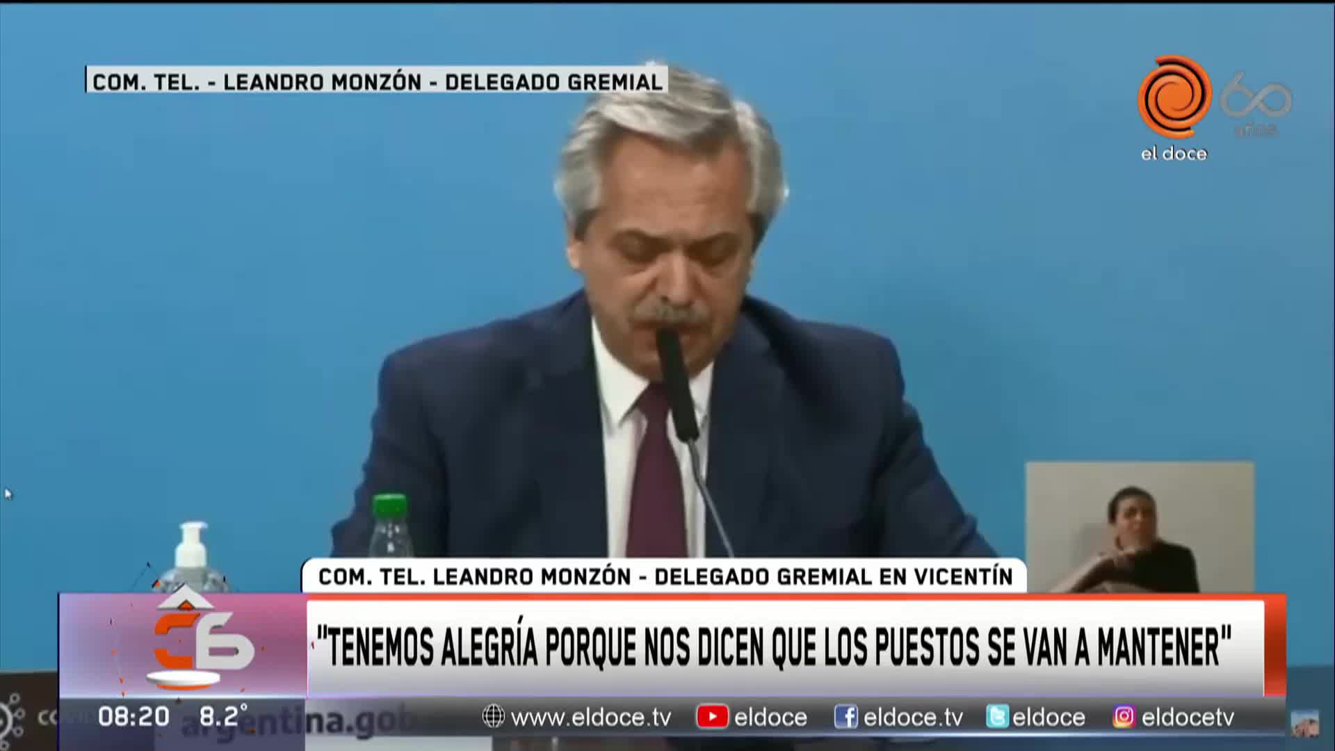 Expropiación de Vicentin: "Si el Gobierno mantiene las fuentes laborales, bienvenido sea"